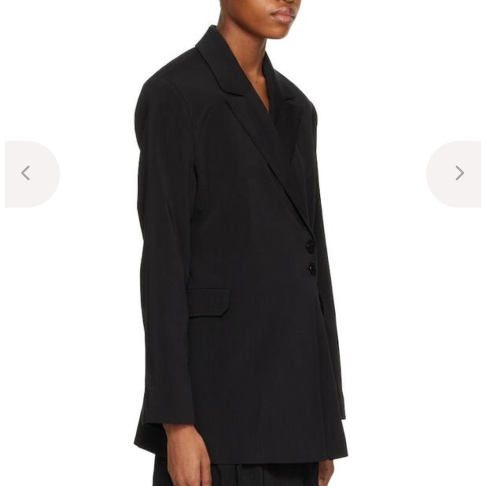 Ganni Elegant Black Blazer - Picture 2 of 8